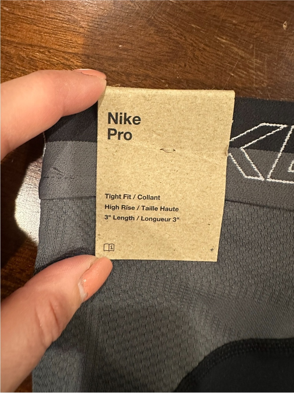 Women’s Nike Pro Compression Shorts — Black